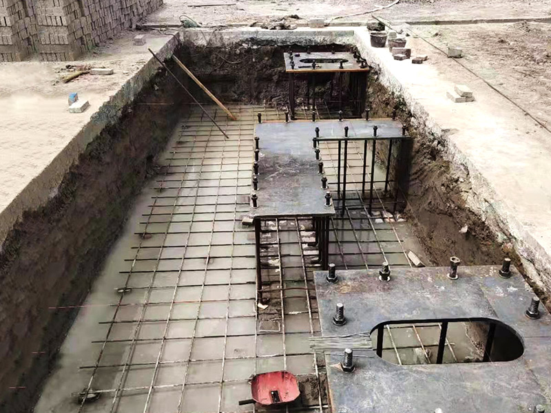 翻模機預(yù)埋件基礎(chǔ)2